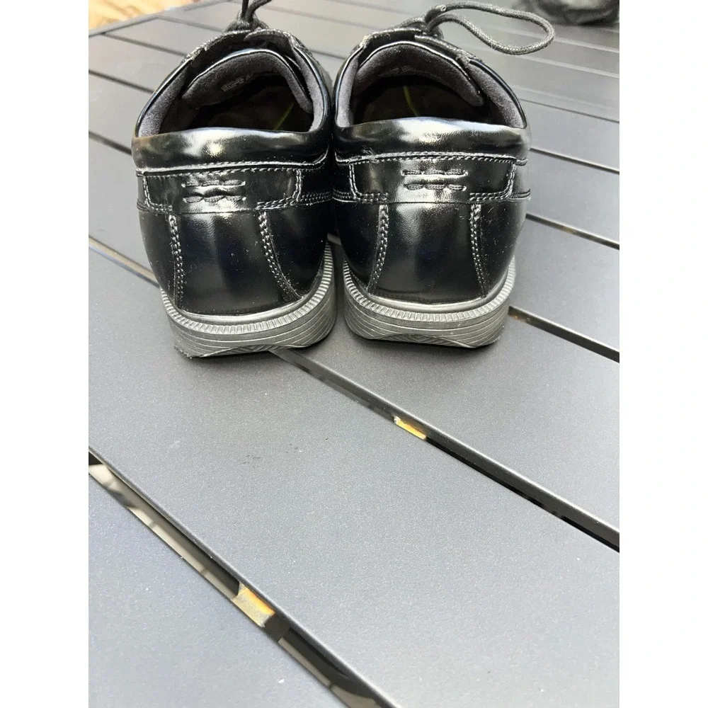 Nunn Bush KORE Comfort Gel Men's Black Leather Oxford Dress Shoes Size 13 M